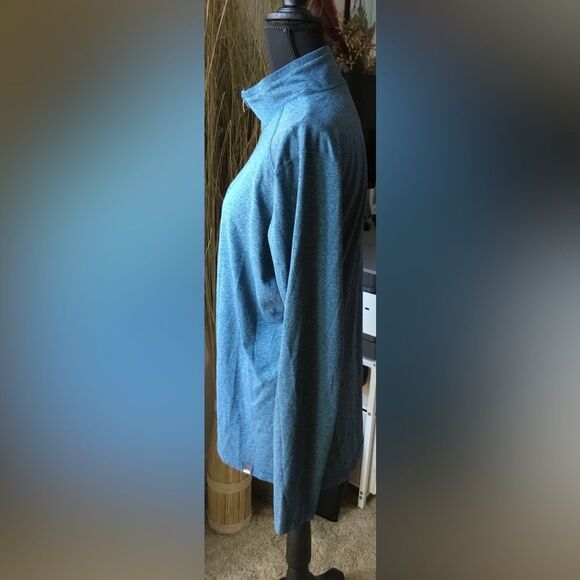 REI Co-op Men's Blue Long Sleeve Zipper Shirt - Picture 4 of 8